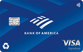 Bank of America travel rewards card