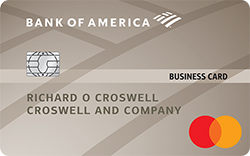 Platinum Plus® Mastercard® Business Card from Bank of America